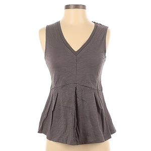 Deletta Sleeveless Pin-tucked Top - XS